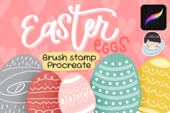 20 Procreate Easter Brush Stamps