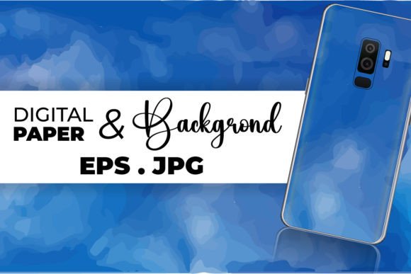 Blue Alcohol Ink Digital Paper: Elevating Modern Design with Fluid Aesthetics