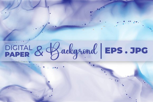 Bringing Calm to Your Designs with a Blue Ocean Wave Watercolor Background