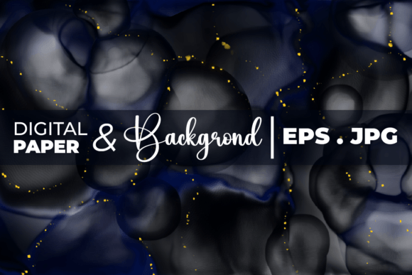 Elegant Black Alcohol Ink Background: Elevate Your Design Projects with Versatile Digital Art