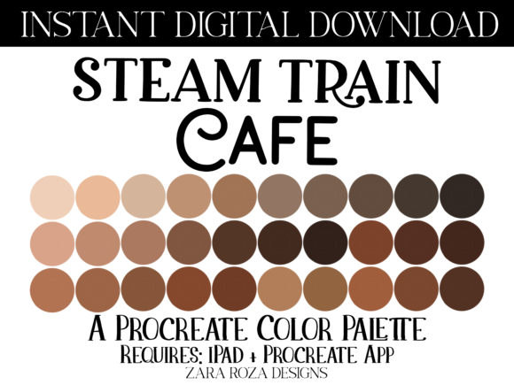 Mastering Mood and Atmosphere: The Strategic Value of the Steam Train Cafe Procreate Color Palette