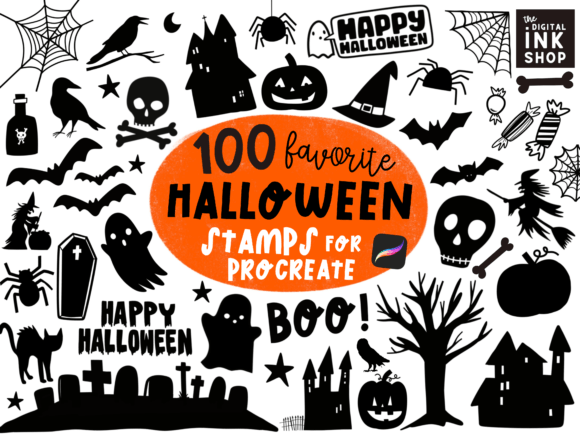 Mastering the Halloween Procreate Stamps Bundle for Professional Digital Art