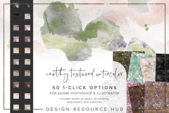Strategic Design: Leveraging Earth Texture Watercolor Photoshop Style for Brand Authenticity