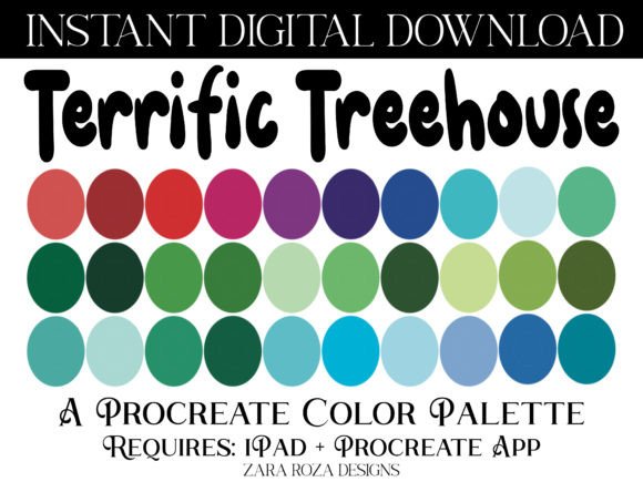 Terrific Treehouse Procreate Palette: A Practical Review for Digital Artists