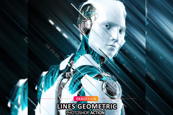 Transforming Photography with the Lines Geometric Photoshop Action