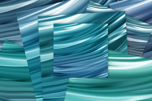 Unlocking Creative Potential with Blue and Green Chrome Gradient Textures