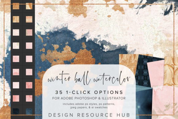 Winter Ball Watercolor PS Styles Guide
